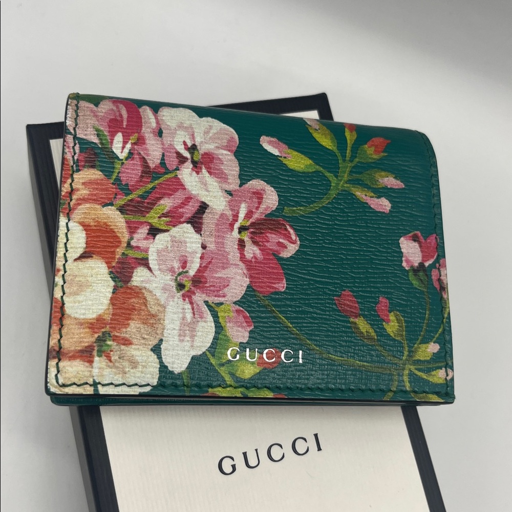 Gucci Blooms Card Case Wallet